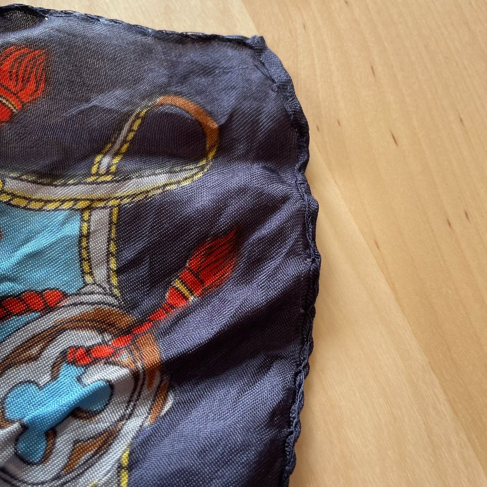 Vintage Santo Anno 1975 Vatican Italy Souvenir Scarf - Picture 5 of 7